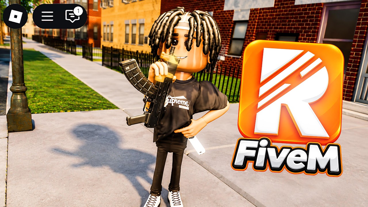 I PLAYED THIS NEW ROBLOX FIVEM GTA RP GAME