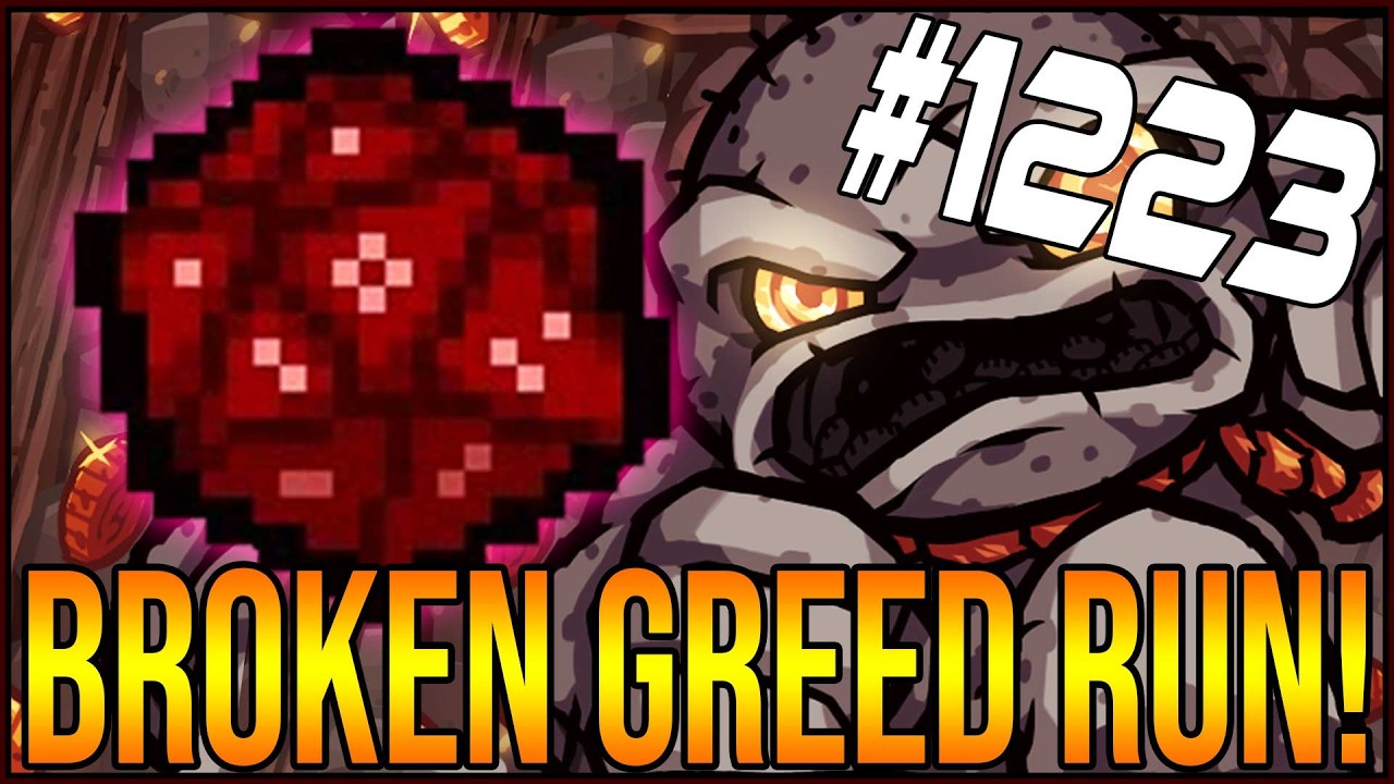 BROKEN GREED RUN! - The Binding Of Isaac: Afterbirth+ #1223 background