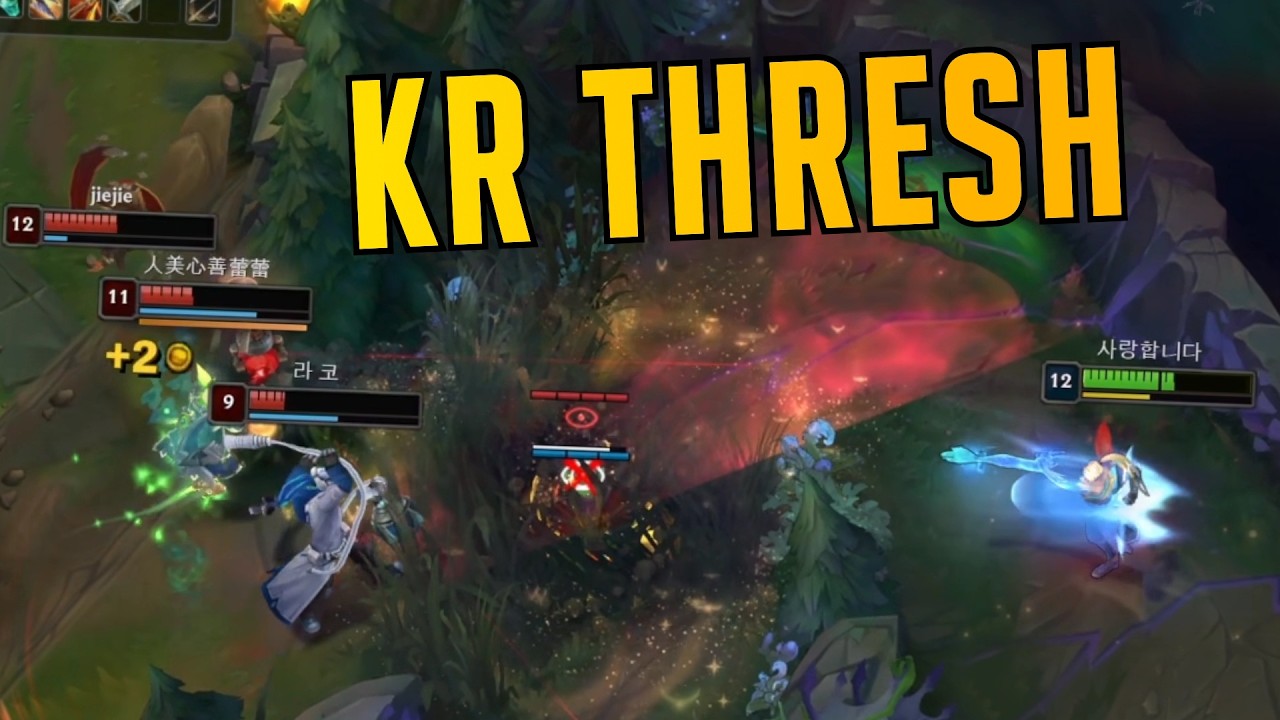 KR Thresh Are Build Different - HIGH ELO KR Pros SoloQ Highlights background