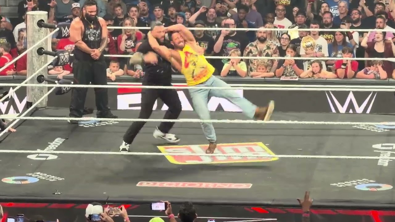 Solo Sikoa and LA Knight Destroy The Usos - WWE Raw 8/17/2026