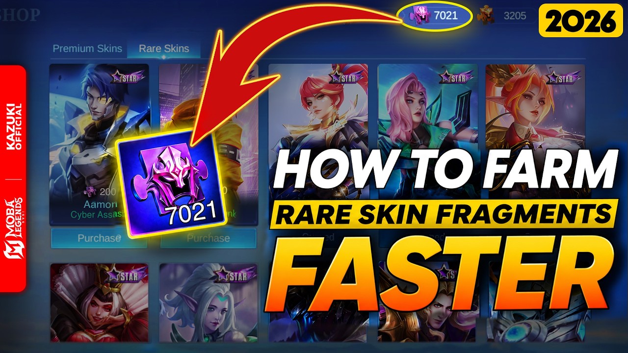 9 WAYS TO FARM RARE SKIN FRAGMENTS FASTER IN 2026 | MORE THAN 10k PINK FRAGS background