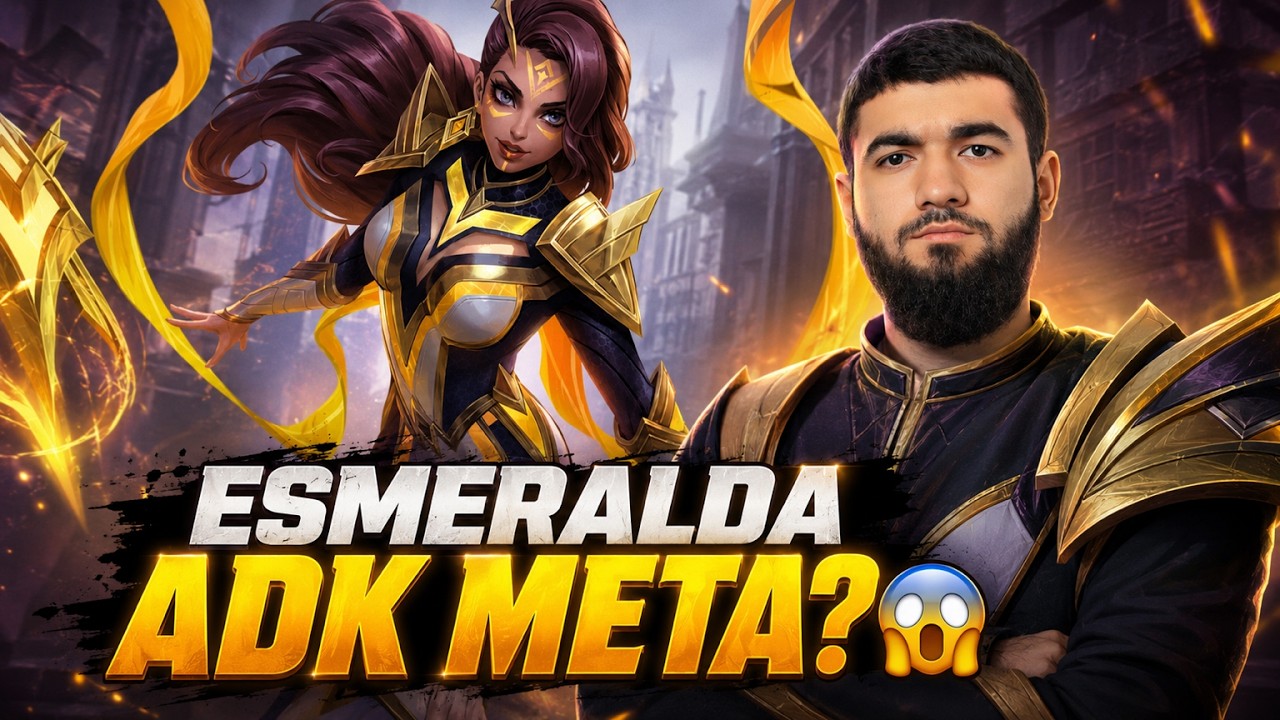 🔴 ESMERALDA O'LMAS ADK 😱 | ESMERALDA GAMEPLAY | MOBILE LEGENDS BANG BANG background