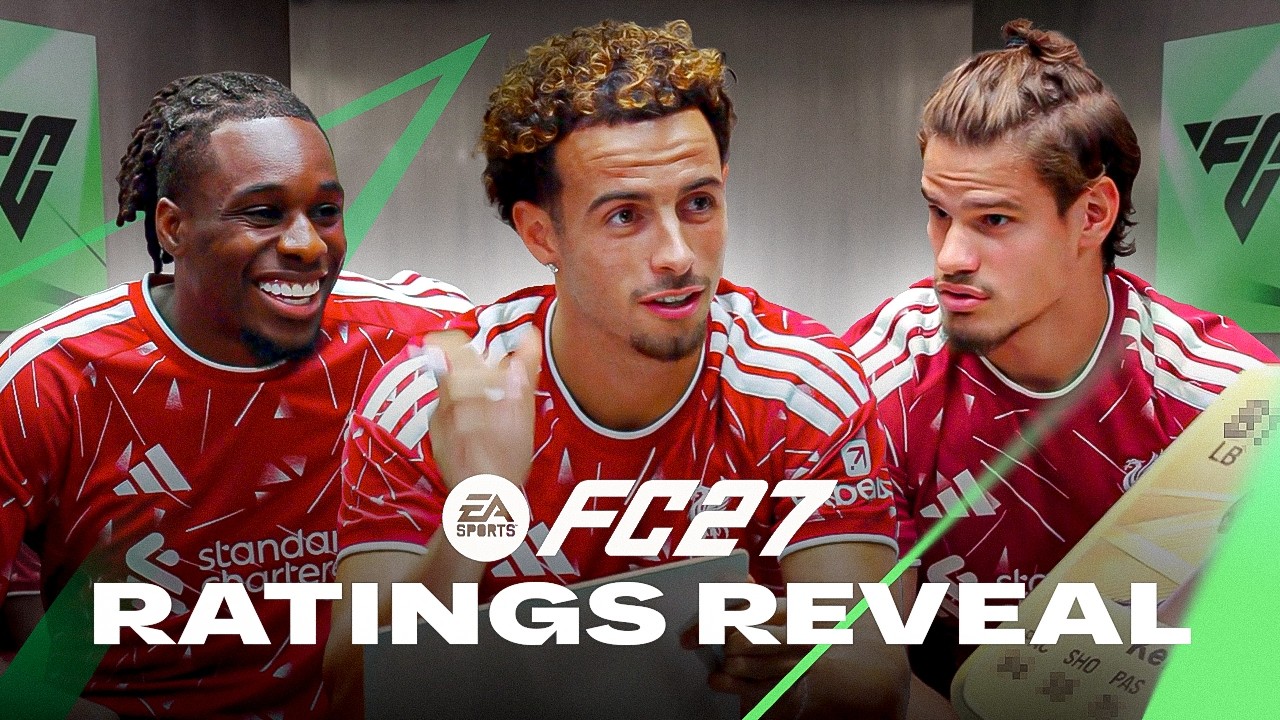 FC27 Rating Reveal with Frimpong, Jones & Kerkez! background