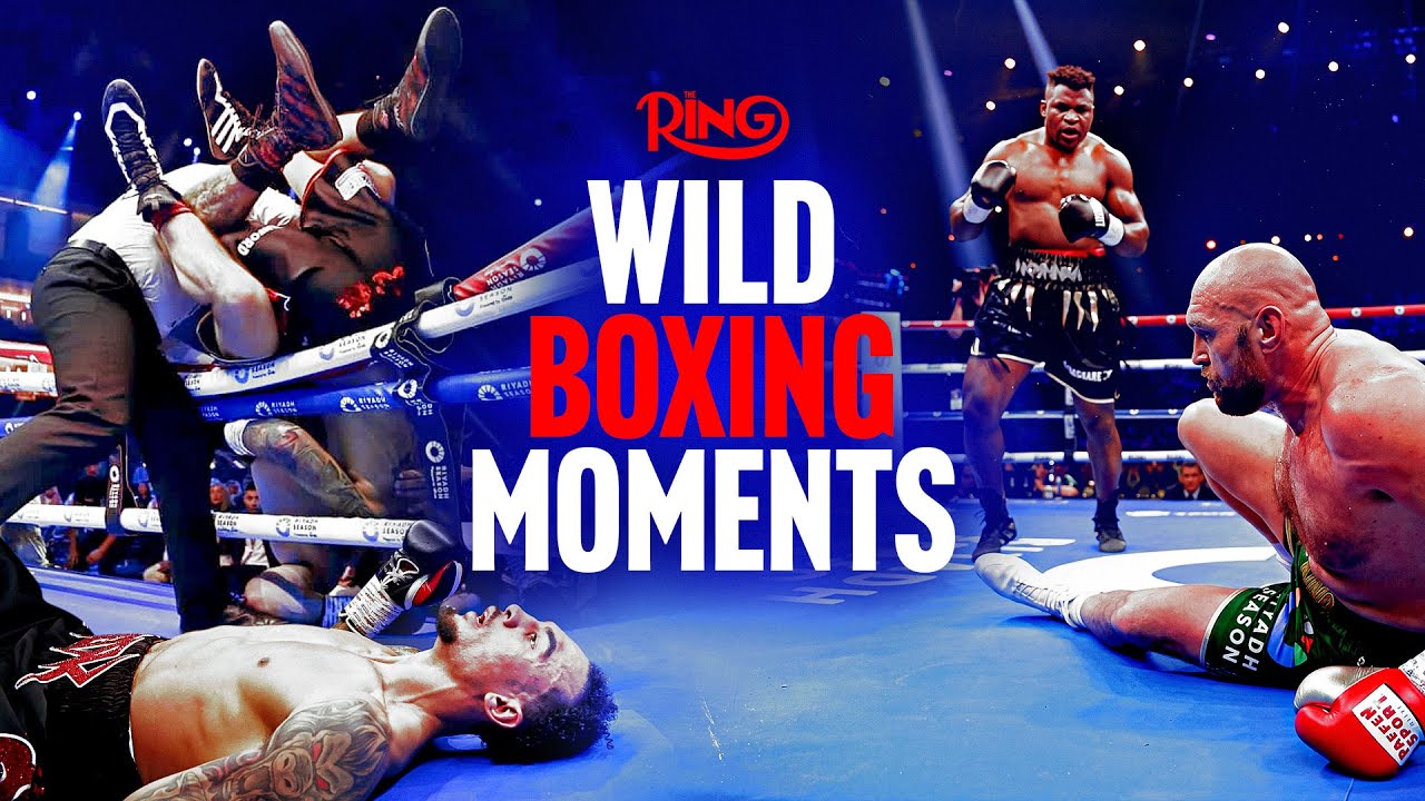 10 CRAZY Boxing Moments 😱 background
