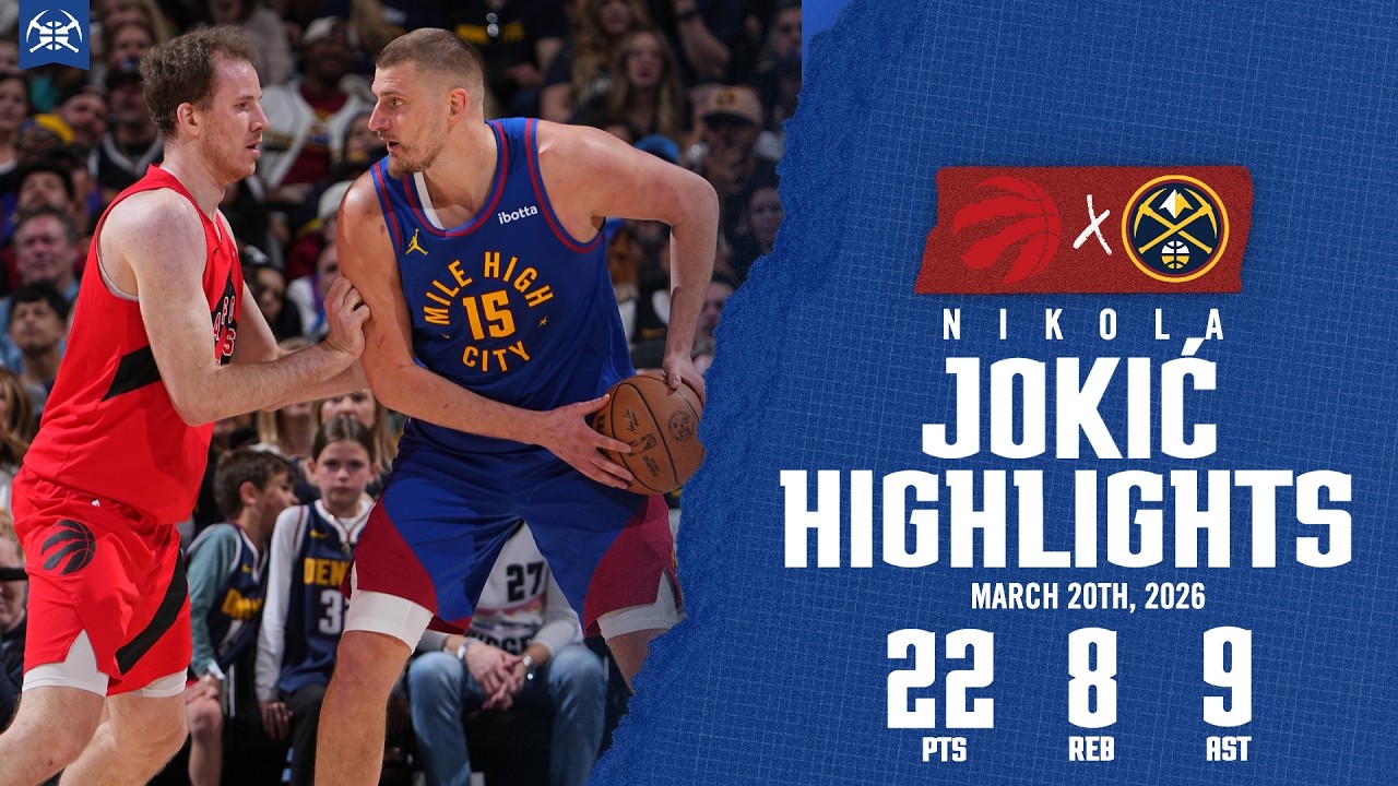 Nikola Jokić Game Highlights DEN vs. TOR background