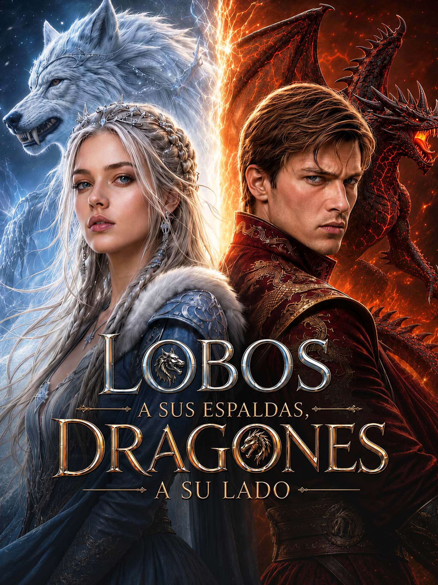 Lobos a sus espaldas, dragones a su lado poster