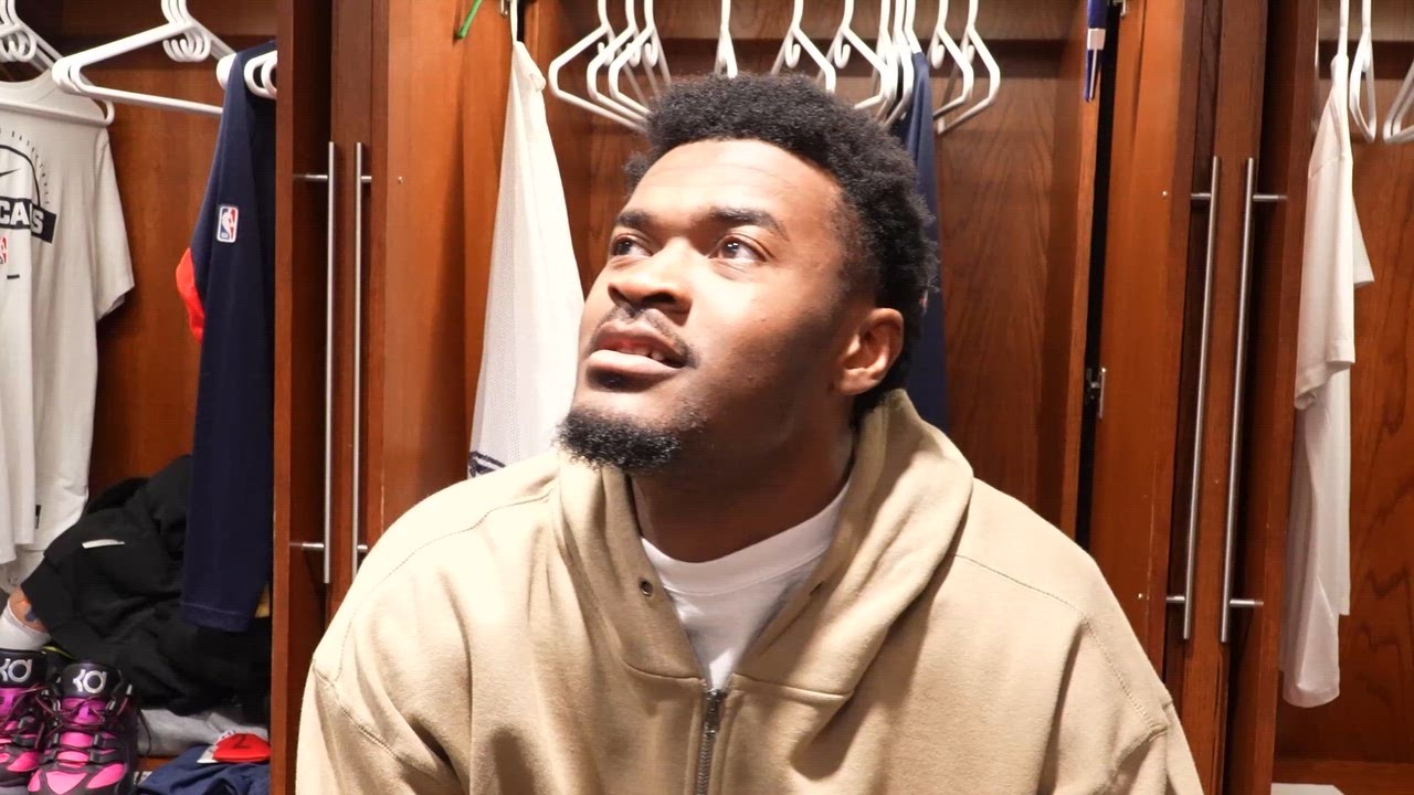 Yves Missi | Pelicans-Mavericks Postgame Interview 3/16/26 background