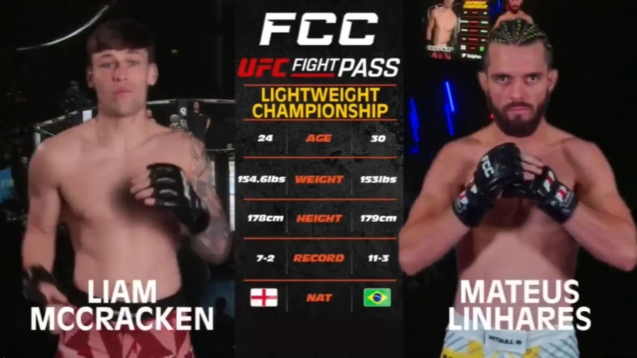FCC 46: Liam McCracken vs Mateus Linhares | June 6th, 2026 background