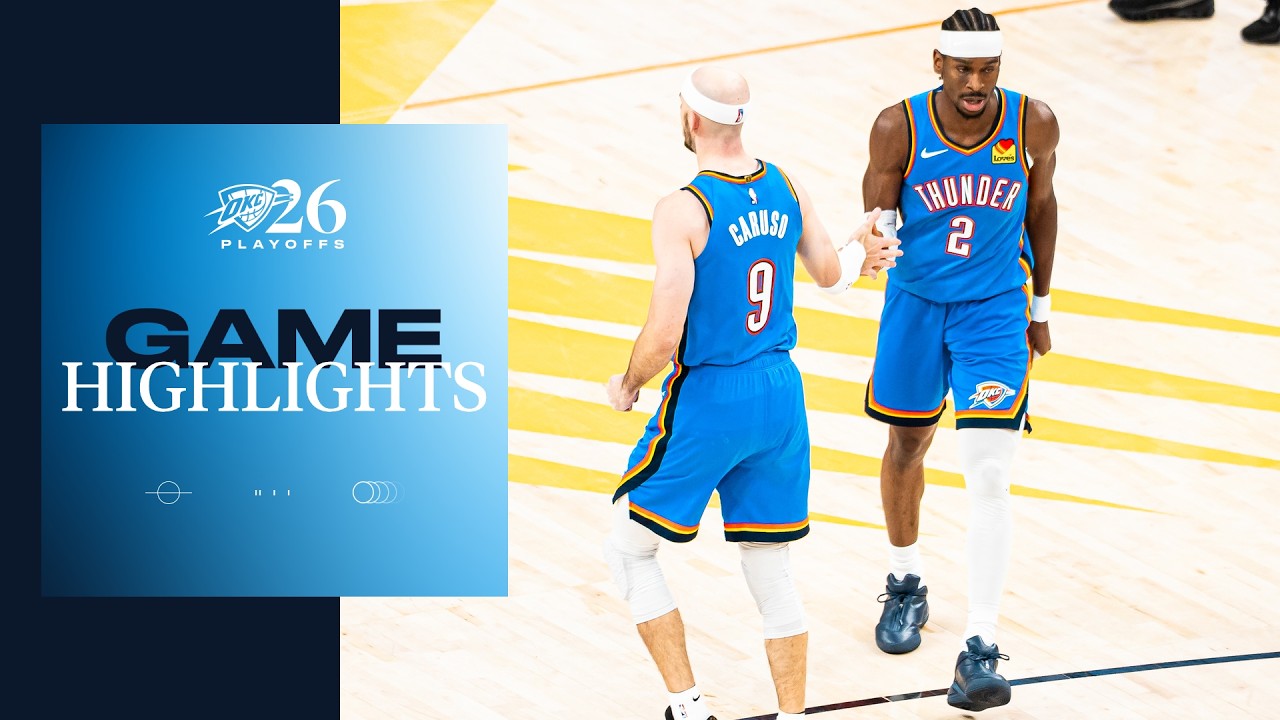 OKC Thunder at Phoenix Suns | Playoffs | Round 1 Game 4 | Game Highlights | April 28, 2026 background