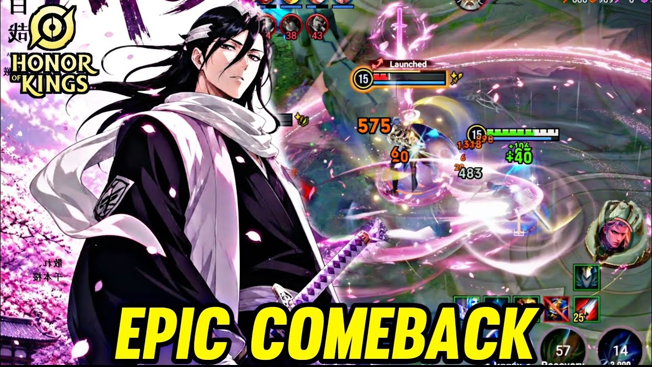 HOK " FEYD/BYAKUYA GAMEPLAY | EPIC COMEBACK - HONOR OF KINGS background