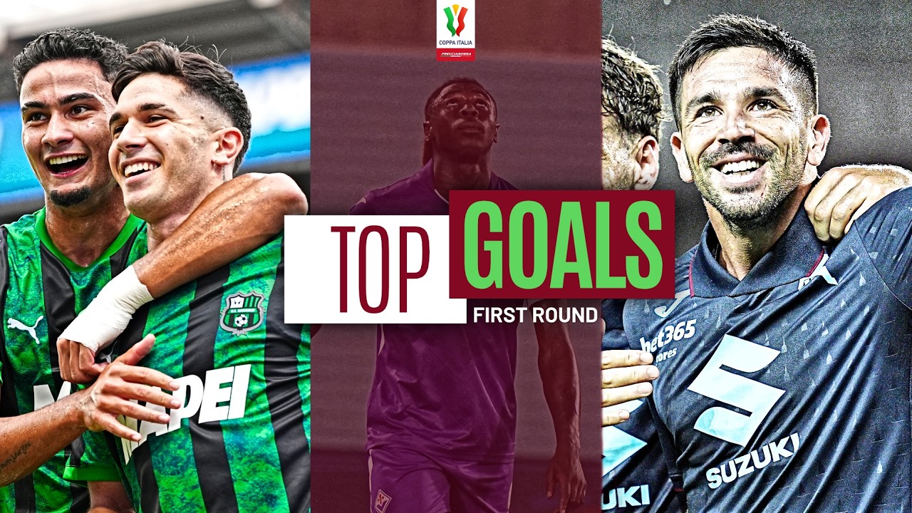 The BEST GOALS Of The First Round Of Coppa Italia Frecciarossa 2026/27 ⚽🔥 background