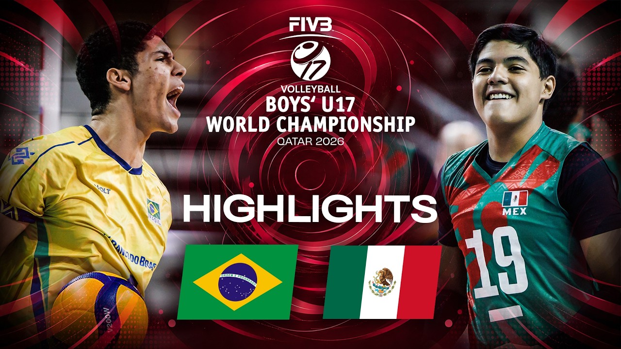 Brazil 🇧🇷 vs. Mexico 🇲🇽 - Highlights | Pool Play | Boy's U17 World Championship background