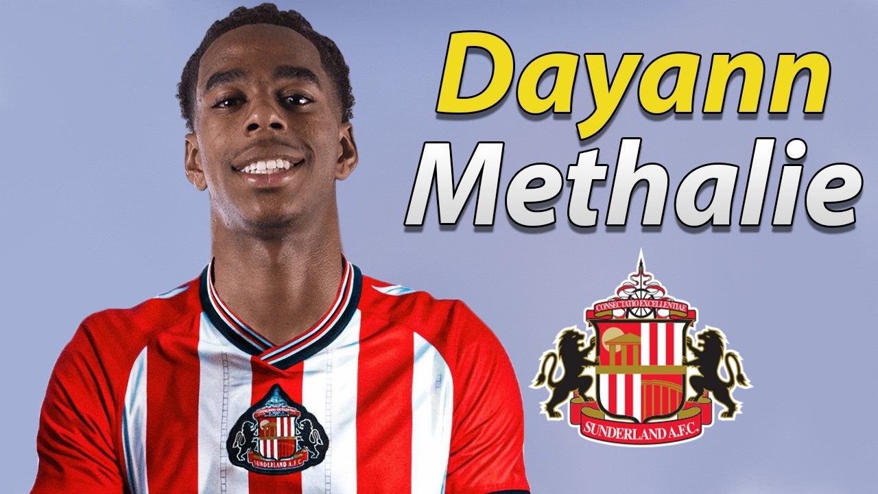 Dayann Methalie ● Sunderland Transfer Target 2026 🔴⚪🇫🇷 Best Tackles, Skills & Passes background