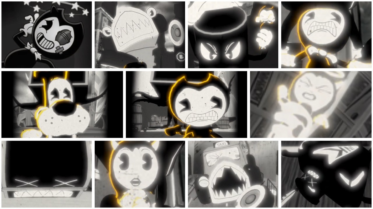 BENDY NIGHTMARE RUN ALL DEATHS background