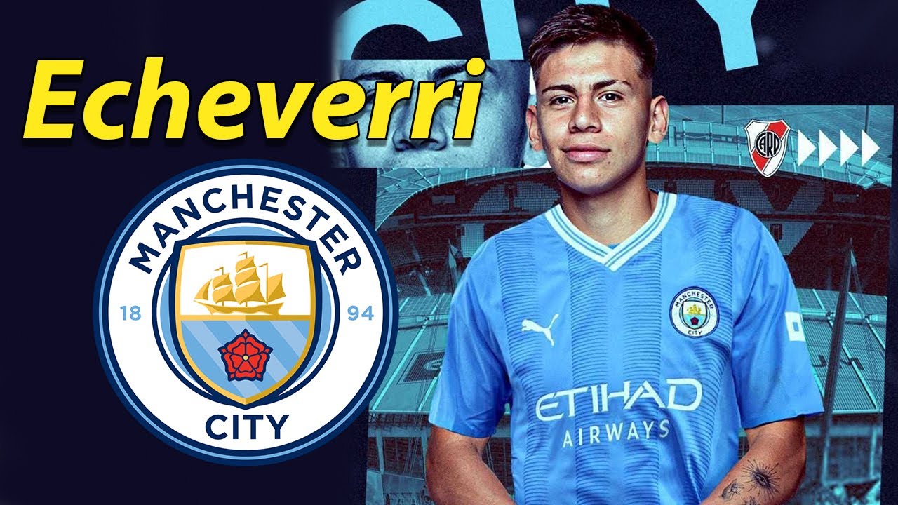 Claudio Echeverri ● Manchester City Transfer Target 🔵🇦🇷 Best Skills & Goals background