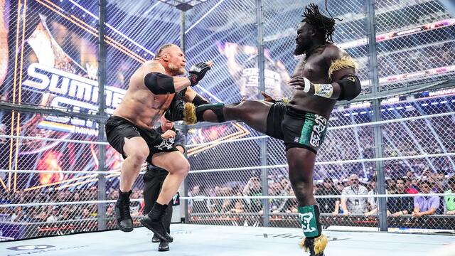 Greatest Oba Femi vs. Brock Lesnar moments: WWE Top 10, Aug. 18, 2026 background