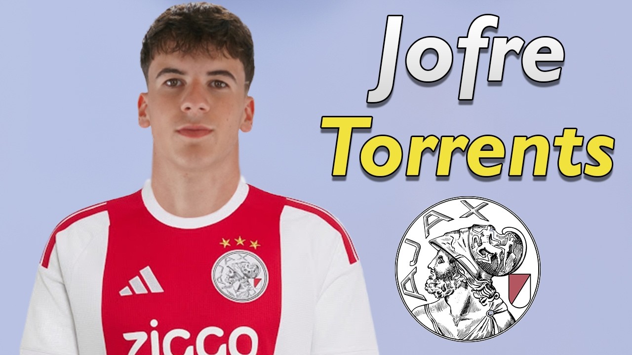 Jofre Torrents ● Welcome to Ajax Amsterdam 2026 ⚪🔴⚪🇪🇸 Skills, Tackles & Passes background
