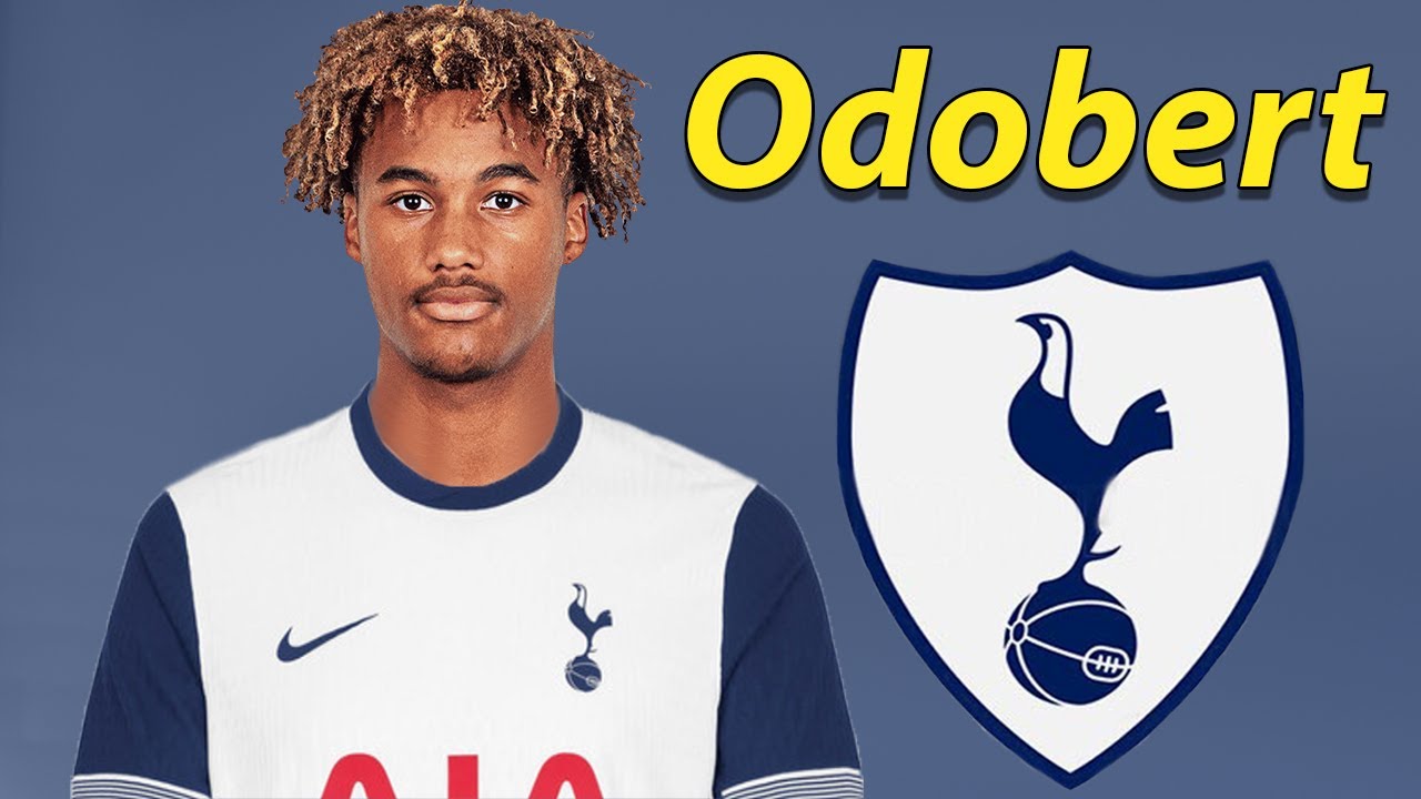 Wilson Odobert ● Welcome to Tottenham Hotspur ⚪🇫🇷 Best Goals & Skills background