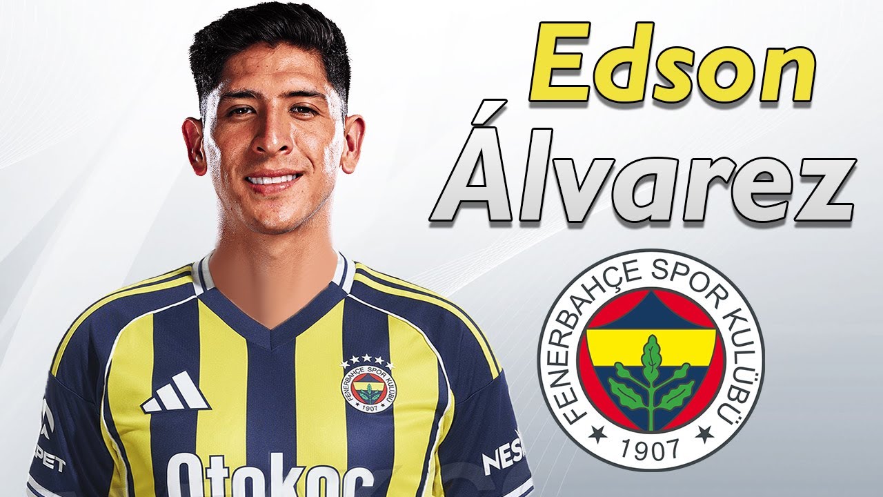 Edson Alvarez ● Welcome to Fenerbahce 2025 🟡🔵🇲🇽 Best Tackles, Skills & Passes background