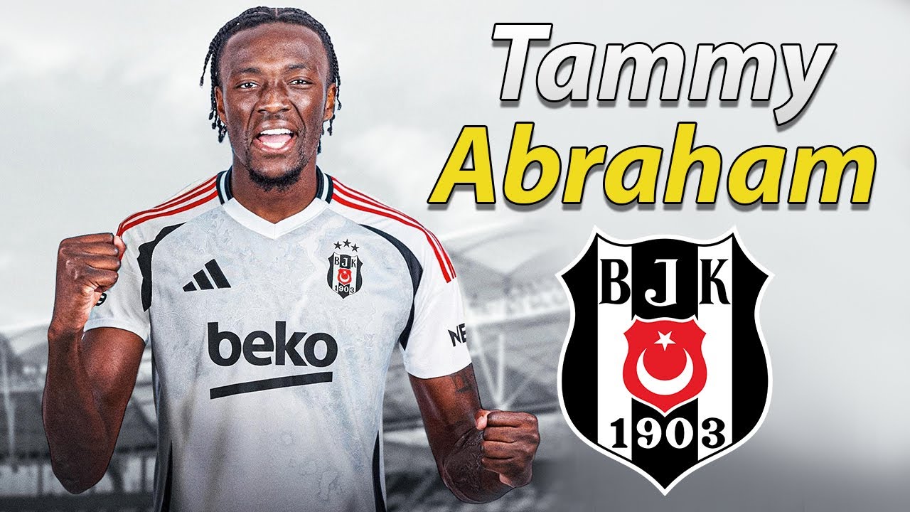 Tammy Abraham ● Welcome to Beşiktaş 2025 ⚪⚫ Best Goals & Skills background