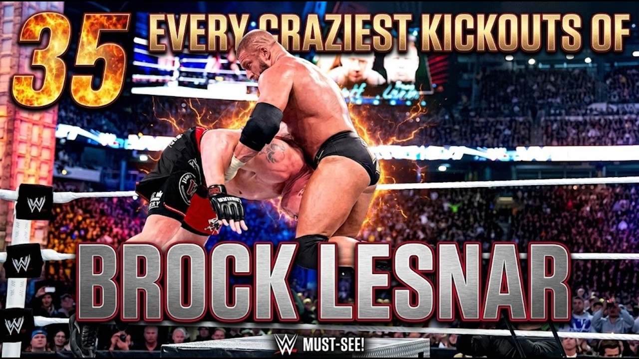 35 Every Craziest Kickouts Of Brock Lesnar background