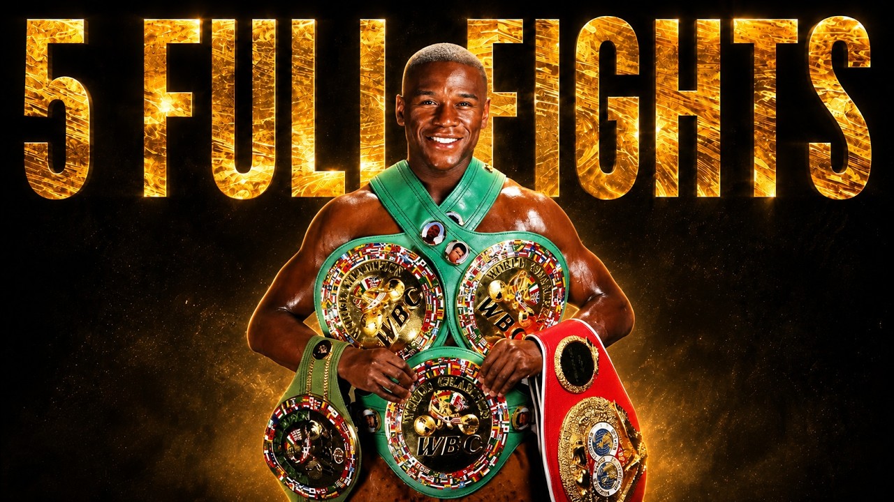 Every Time Floyd Mayweather Took Someone's Belt background