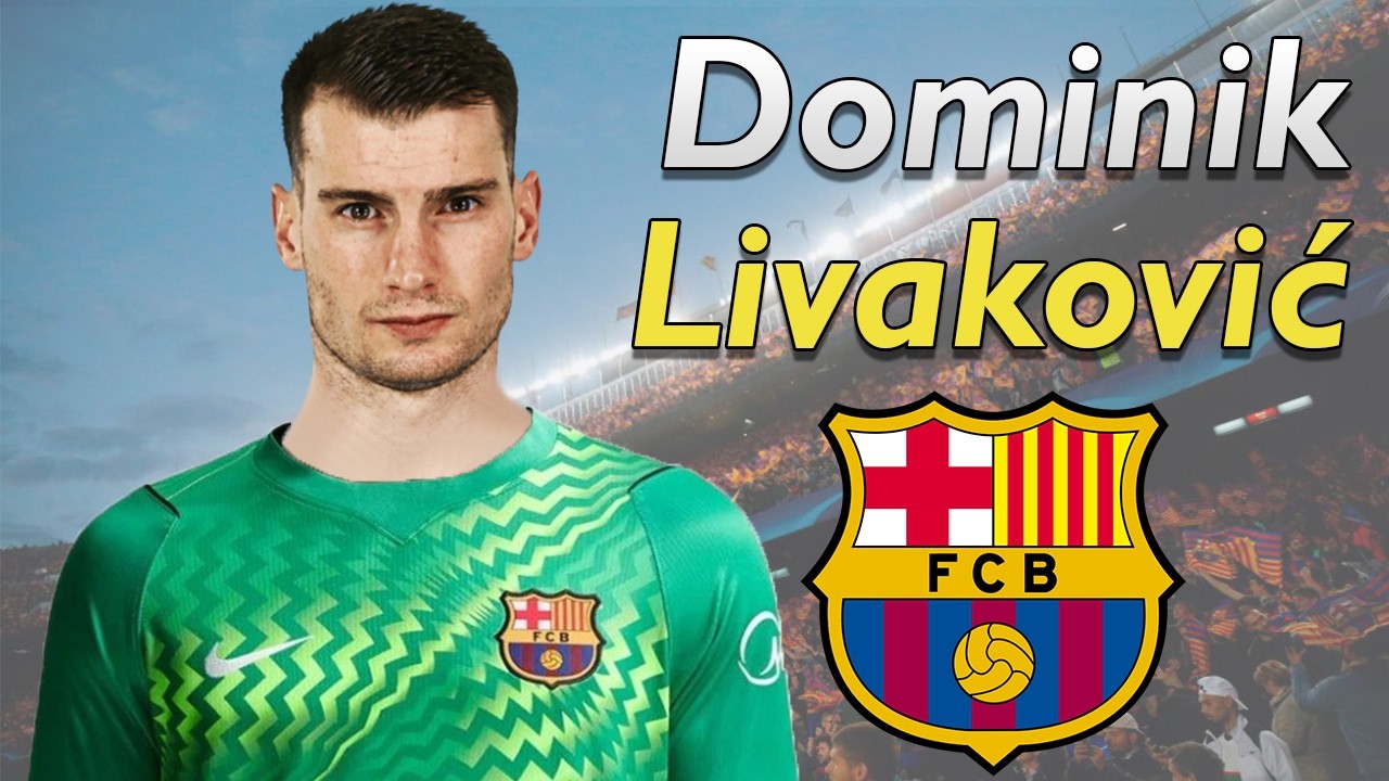 Dominik Livaković ● Welcome to Barcelona 2026 🔵🔴🇭🇷 Saves, Reflexes & Passes background