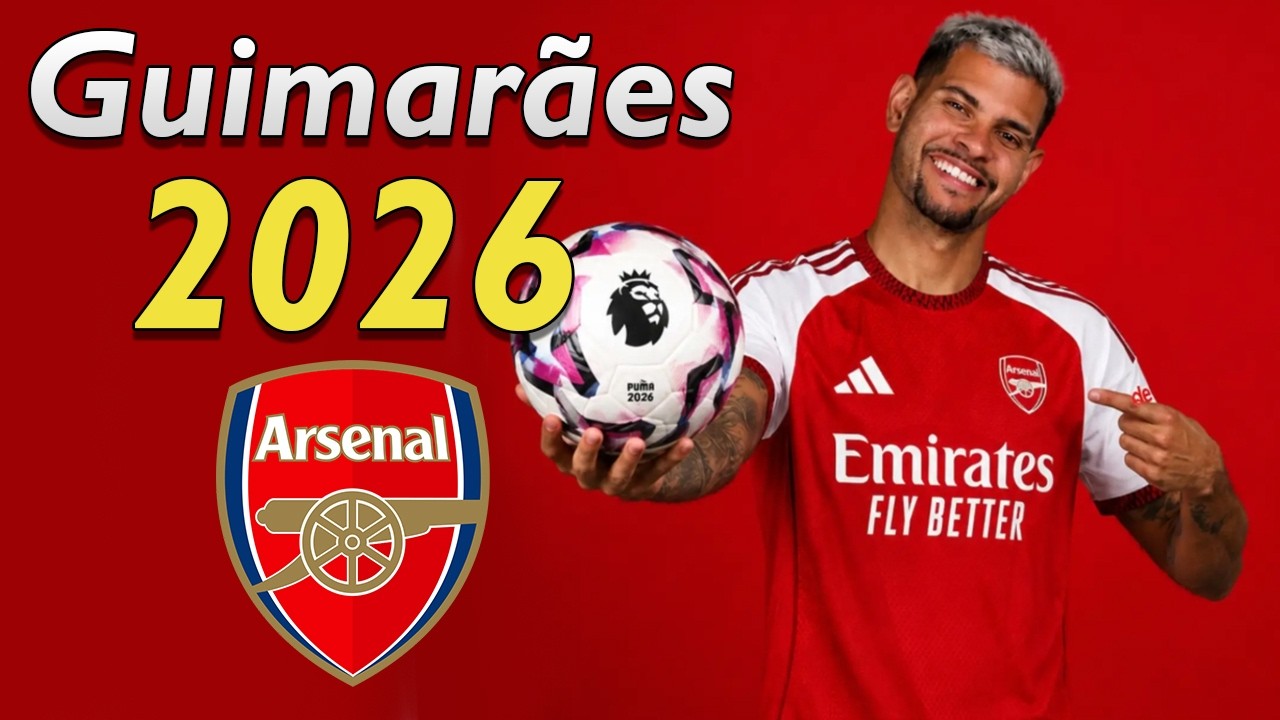 Bruno Guimarães ● Welcome to Arsenal 2026 🔴⚪🇧🇷 background