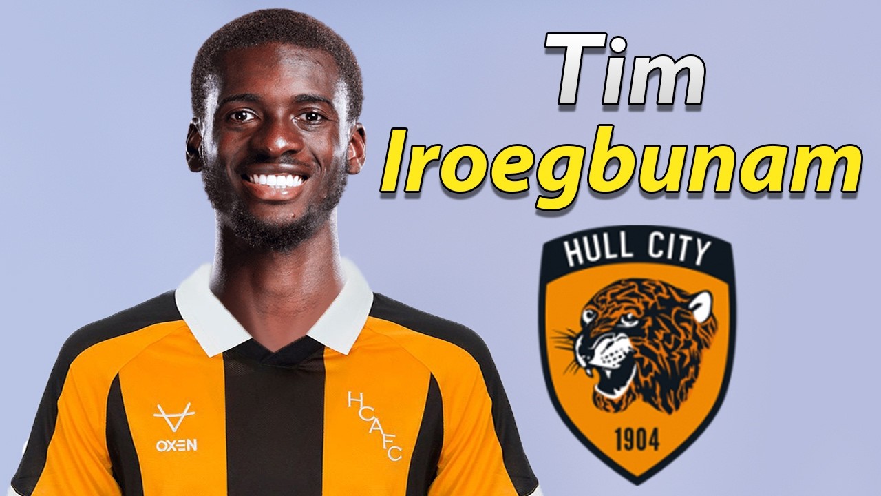 Tim Iroegbunam ● Welcome to Hull City 2026 🟠⚫ Best Skills, Tackles & Passes background