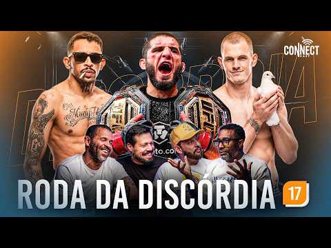REVELADO: TUDO SOBRE CARLOS vs ISLAM MAKHACHEV EM DEZEMBRO! Roda da Discórdia Connect Cast background
