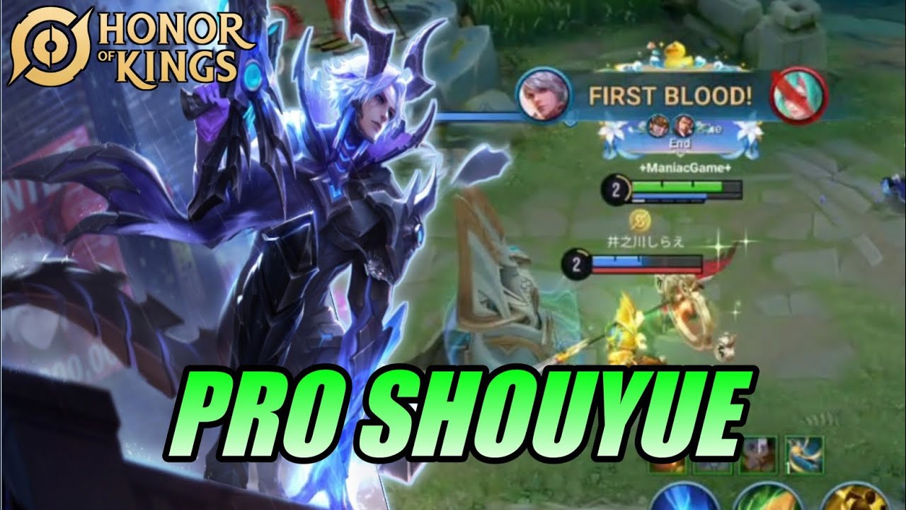 HOK : SHOUYUE PRO GAMEPLAY - FARM LANE KING - HONOR OF KINGS background