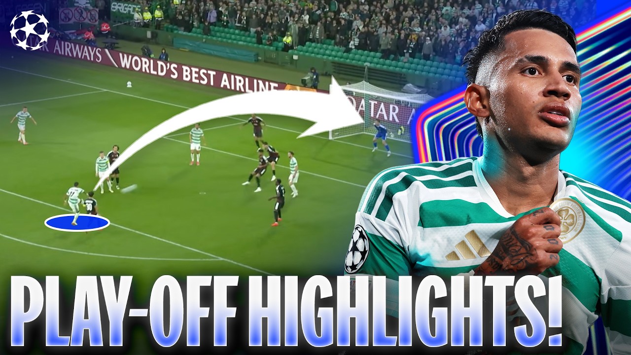 EVERY Goal From The Champions League Play-Off 1st Leg background