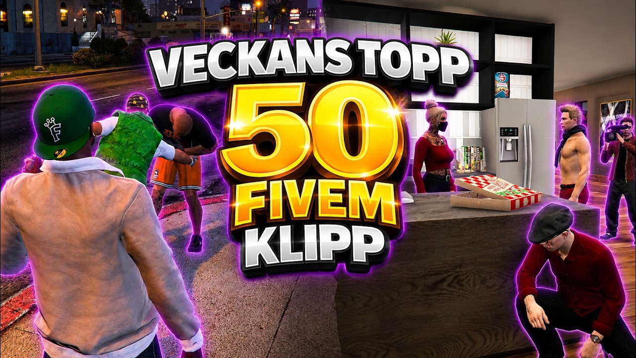 VECKANS TOPP 50 FIVEM KLIPP | #24 background