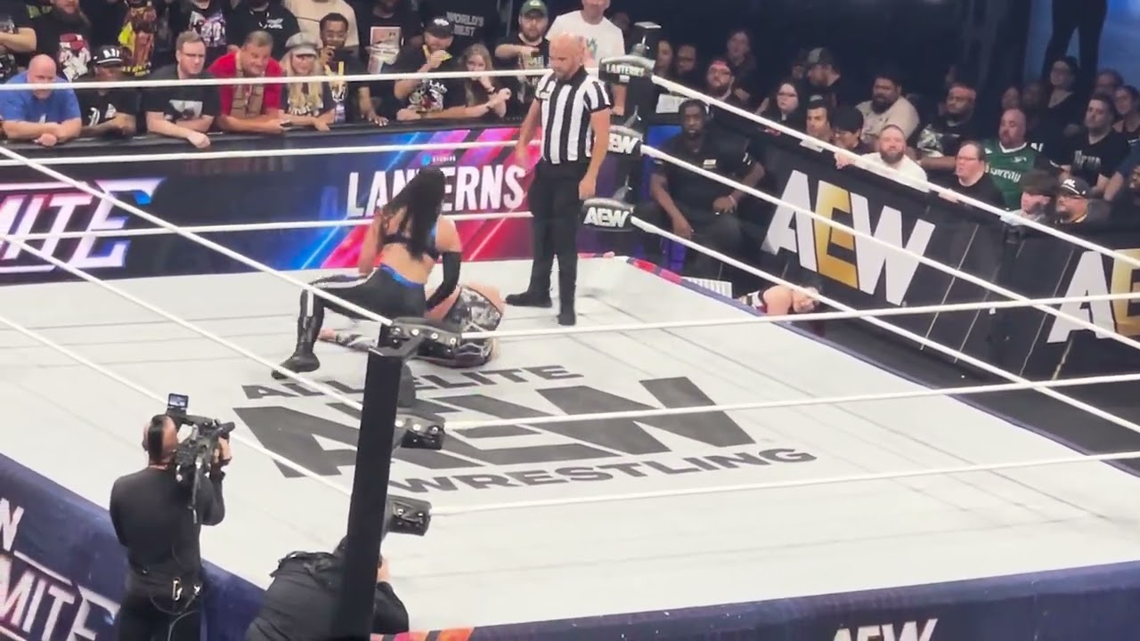 NEW Live Footage Kris Statlander vs Maya World vs Persephone vs Hikura Shida TBS championship 4-Way. background
