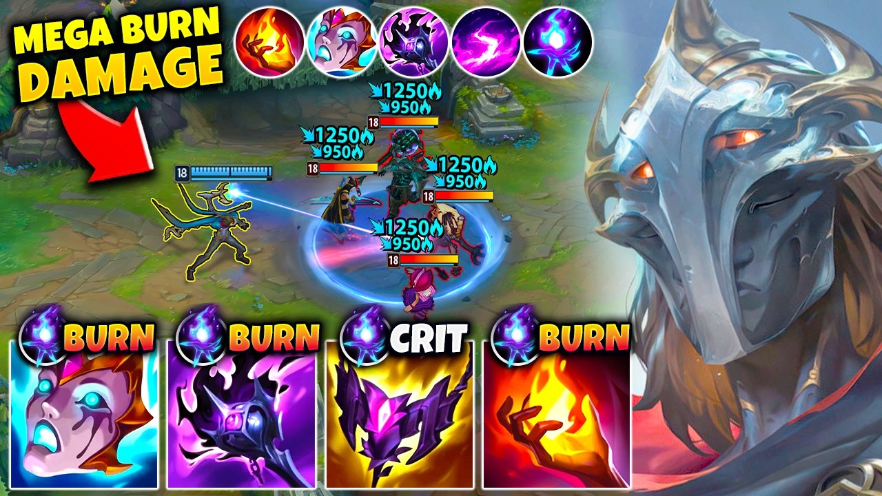 Viktor but I stack 6 burn effects and watch the enemies melt away (INSANE DAMAGE)