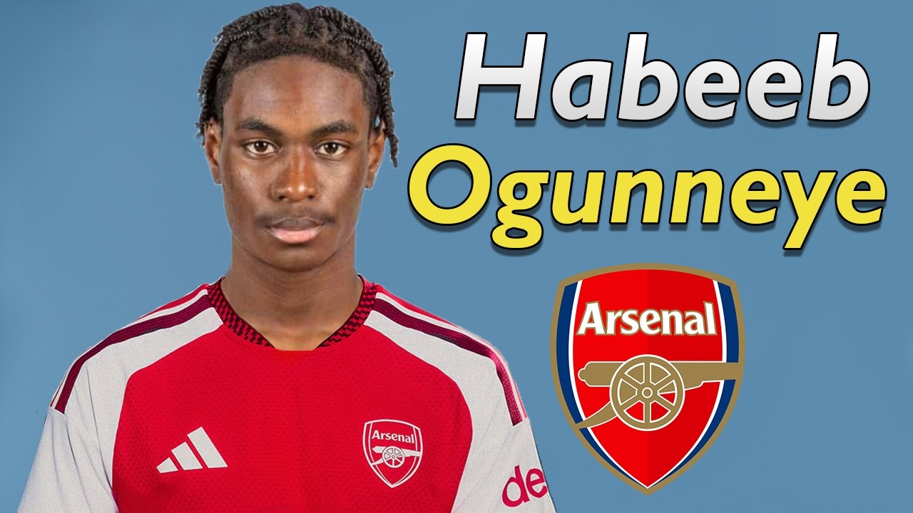 Habeeb Ogunneye ● Welcome to Arsenal 2026 🔴⚪ Best Skills, Tackles & Passes background