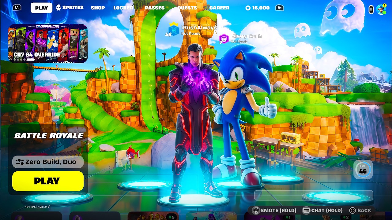 FORTNITE SEASON 4 OVERRIDE is NOW LIVE! background