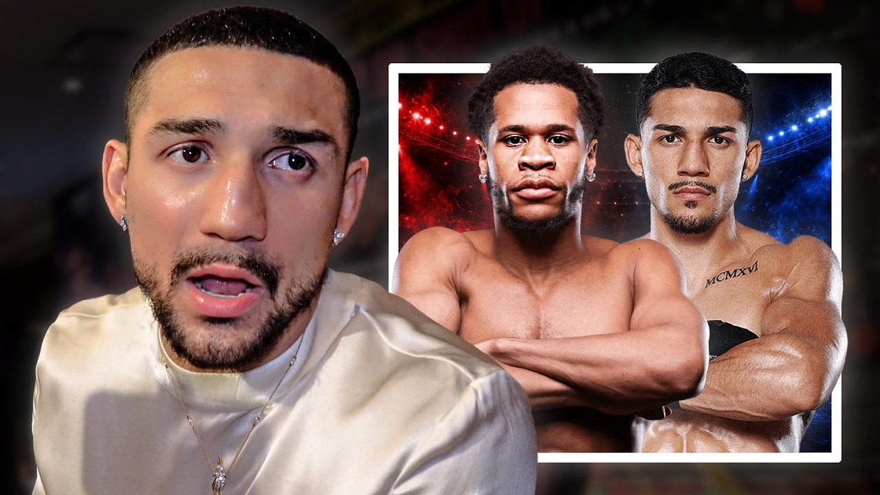 Teofimo Lopez MANIFESTING Devin Haney Showdown? “I SEE ALL THE BELTS!” background