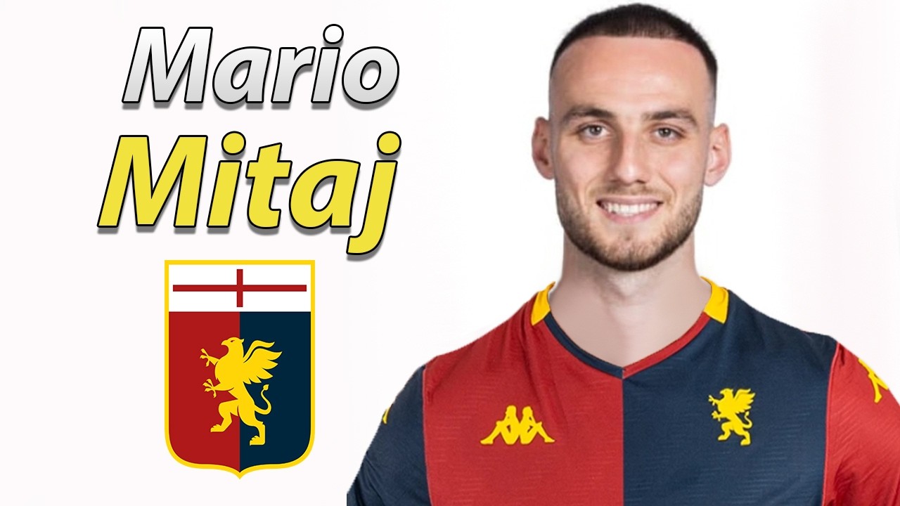 Mario Mitaj โ Welcome to Genoa 2026 ๐ด๐ต๐ฆ๐ฑ Skills, Tackles & Passes background