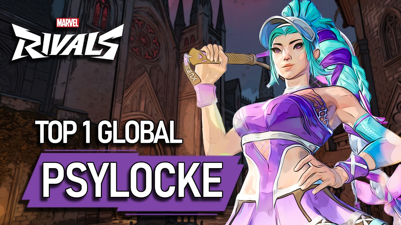 TOP #1 GLOBAL PSYLOCKE ! catloverrrrrrr - MARVEL RIVALS PRO background