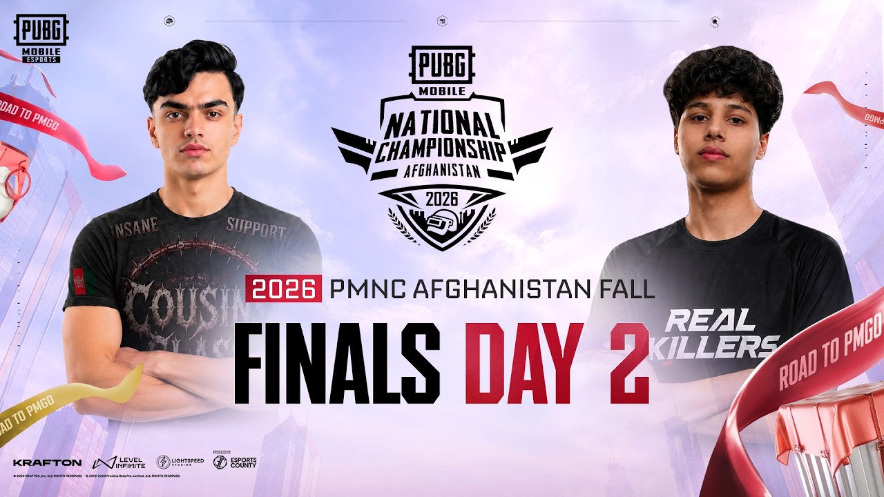 2026 PUBG MOBILE NATIONAL CHAMPIONSHIP FALL - Afghanistan | National Finals | DAY 2 background