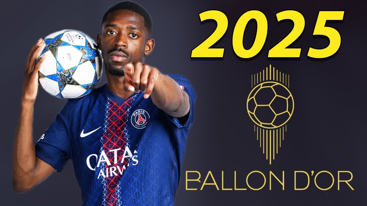Ousmane Dembélé 2025 Ballon d'Or 🟡🇫🇷 Goals, Skills & Assists backdrop