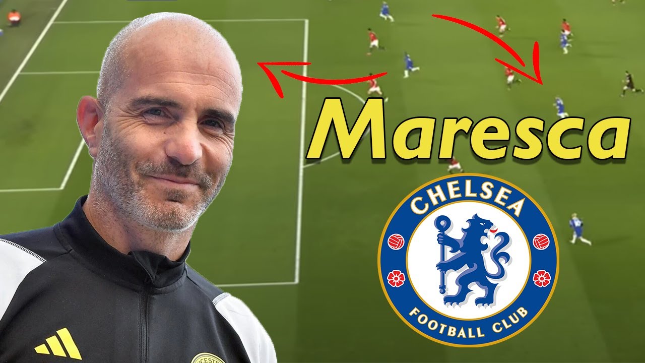 Enzo Maresca BALL โ Welcome to Chelsea ๐ต Tactics and Style of Play background