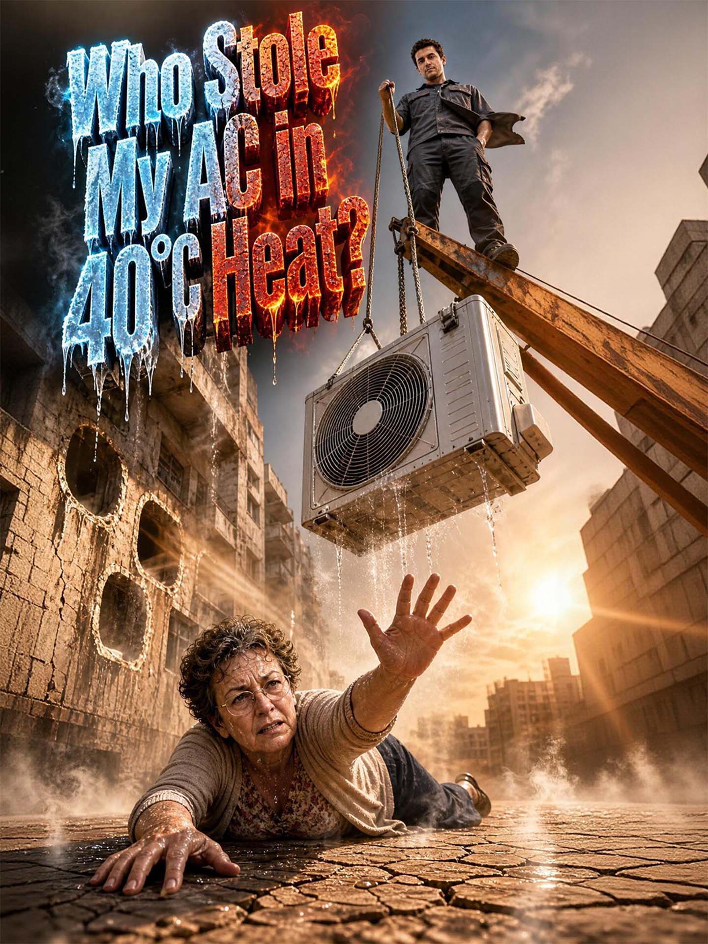 Who Stole My AC in 40°C Heat? poster