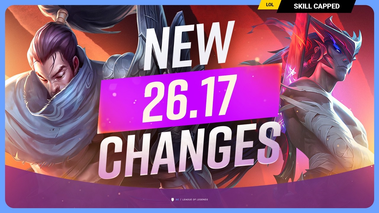 ALL NEW CHANGES for PATCH 26.17 - League of Legends background