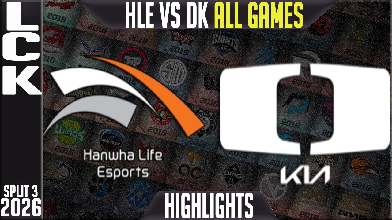 HLE vs DK Highlights ALL GAMES | LCK Summer 2026 | Hanwha Life Esports vs Damwon KIA background
