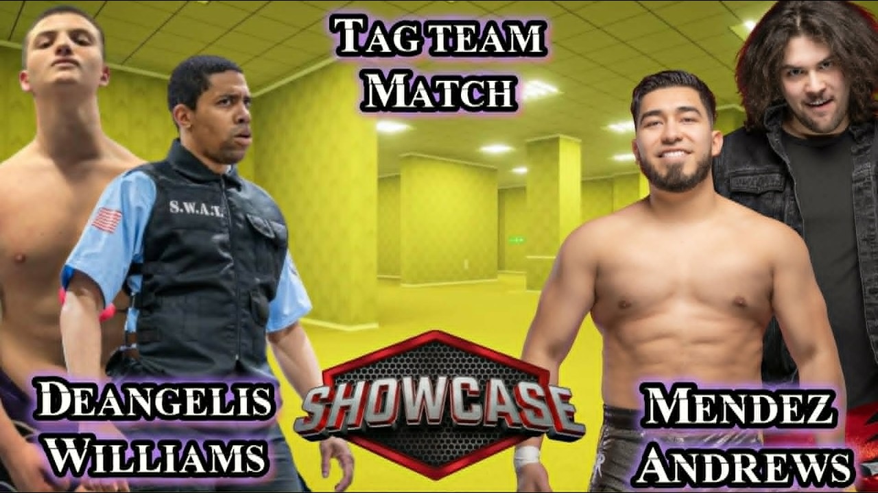 Warriors Showcase - Roger Mendez & Nick Andrews v Kid Mike & Andrew Williams background