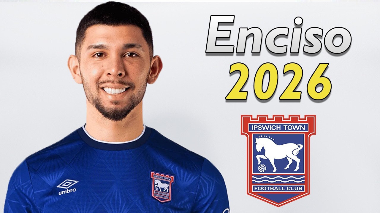 Julio Enciso 2026 ● Welcome Back to Ipswich Town 🔵🇵🇾 background
