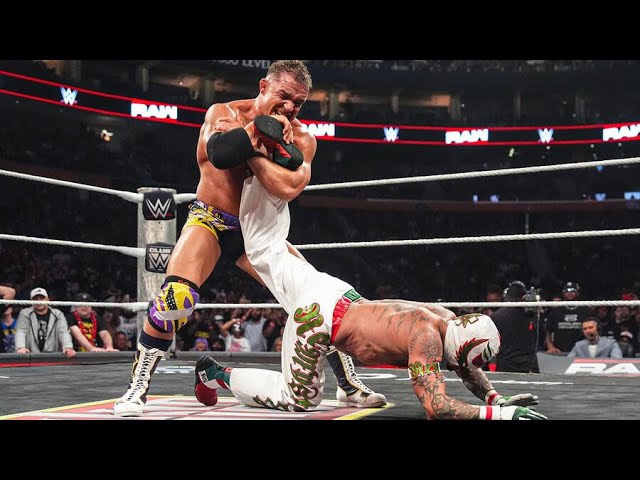 Chad Gable vs Rey Mysterio RAW 8/17/2026 Highlights background