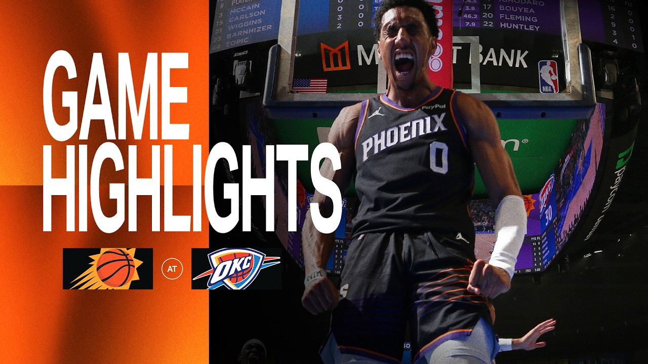 Phoenix Suns beat Oklahoma City Thunder with 135 PTS | Game Highlights 4-12-26 background